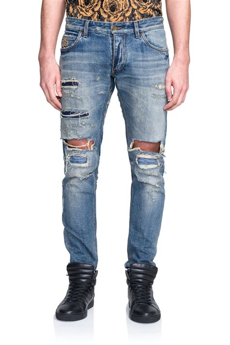 jean nouvel dolce gabbana|Dolce & Gabbana distressed jeans.